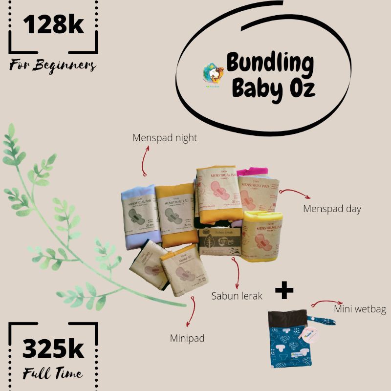 BABY OZ MENSPAD (BUNDLING)
