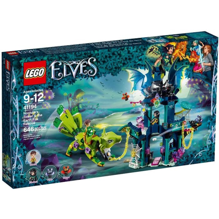 mkmn-612 Lego Elves 41194 Noctura's Tower & the Earth Fox Rescue