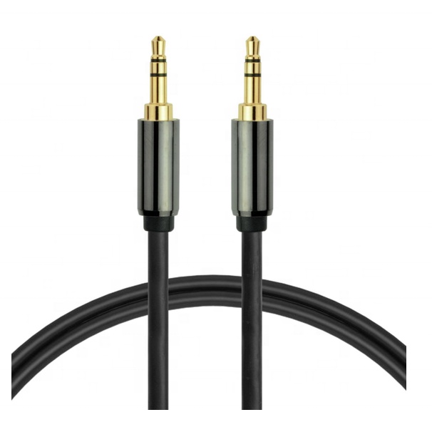 Kabel Aux Audio 3.5mm Male to Male Gold Plated