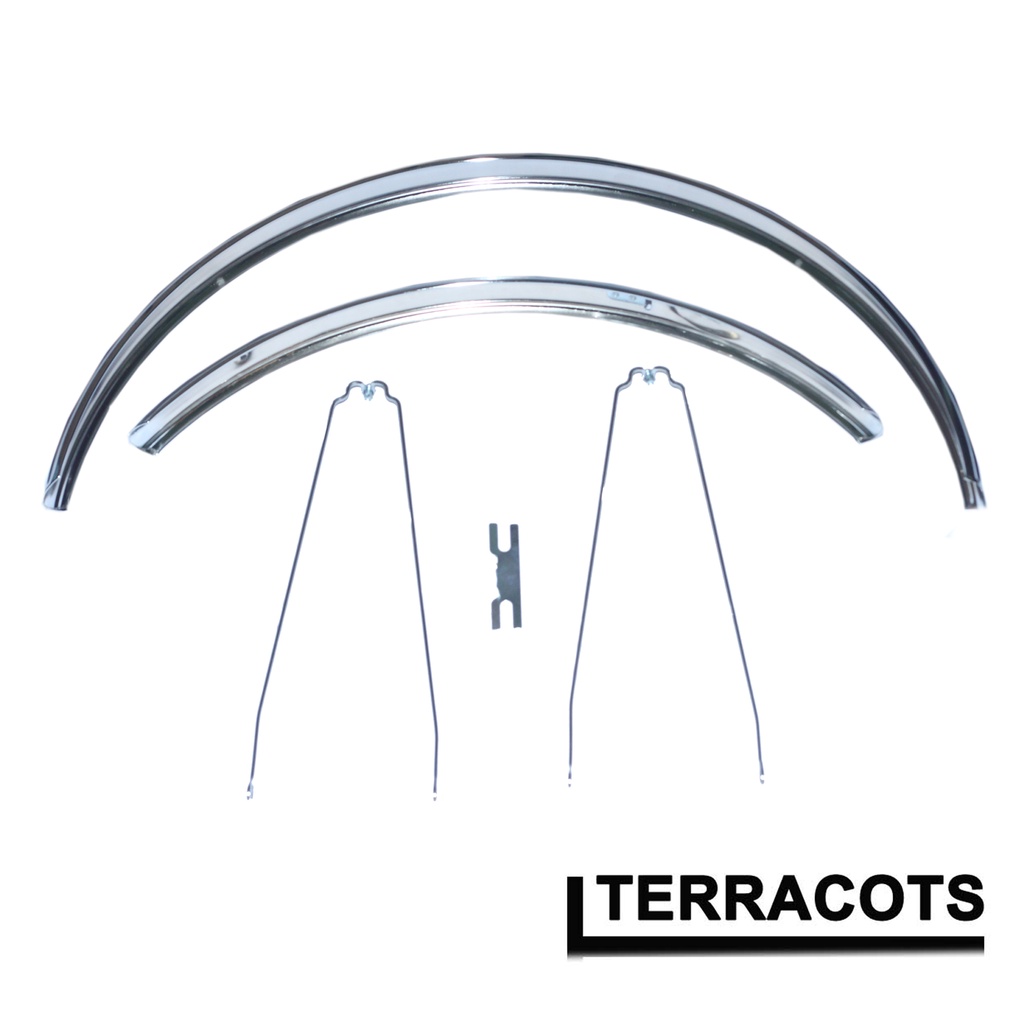 Spakbor Sepeda Besi 27 Balap Jadul Roadbike TAIWAN ORIGINAL Fender Spakbor Sepeda Jadul Chrome