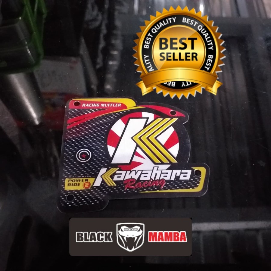 Jual Emblem Knalpot Racing Merk Logo KAWAHARA RACING Kotak | Shopee ...