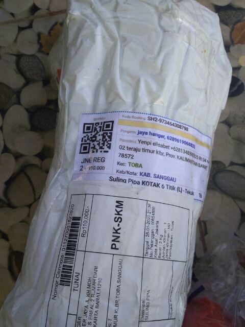 Gantungan Baju Suling Pipa Kotak 6 Titik Tekuk | Hanger Kualitas (l)