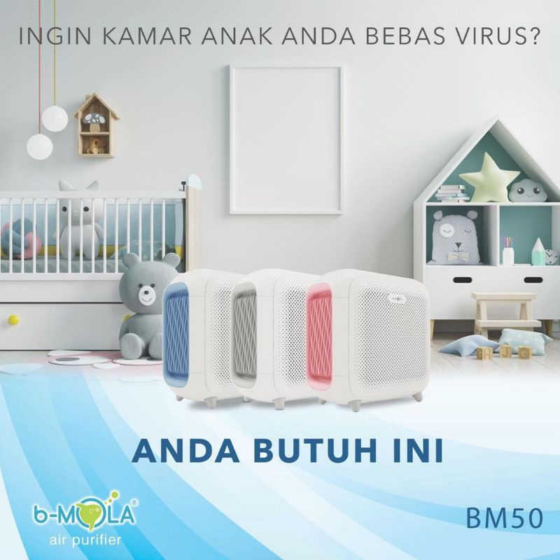 B-mola BMOLA NCCO 1701 Air Purifier Teknologi Pemurnian Udara BM100 BM 50 penyaring udara BM50