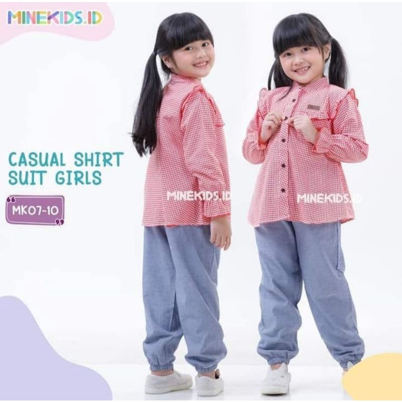 Setelan Joger Casual by Minekids.id Anak Perempuan Size 2 Tahun