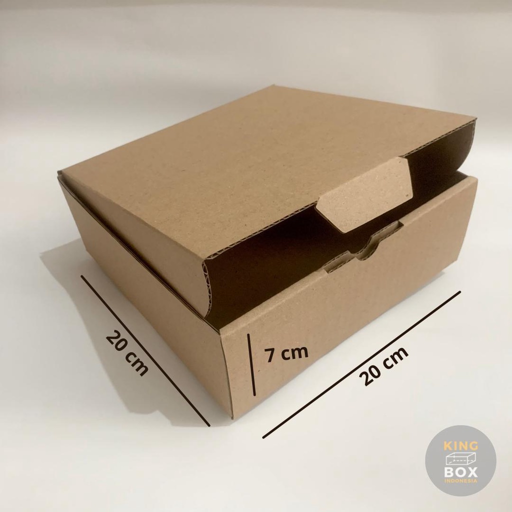 

Kardus Karton Packaging Box 20 x 20 x 7 cm - Die Cut