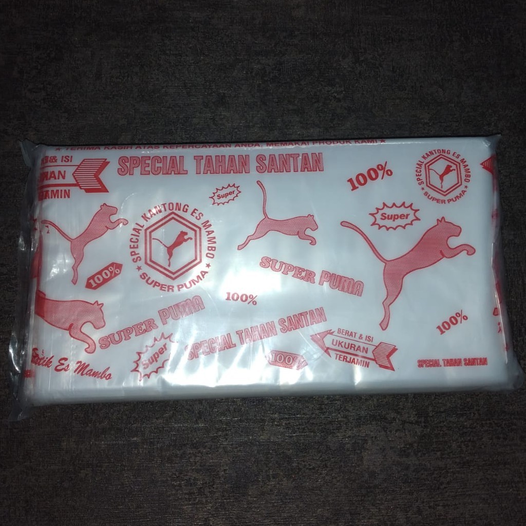 grosiramanah - PROMO PLASTIK SUPER PUMA 1 KG (15x27) SUPER TEBAL UKURAN BESAR plastik murah