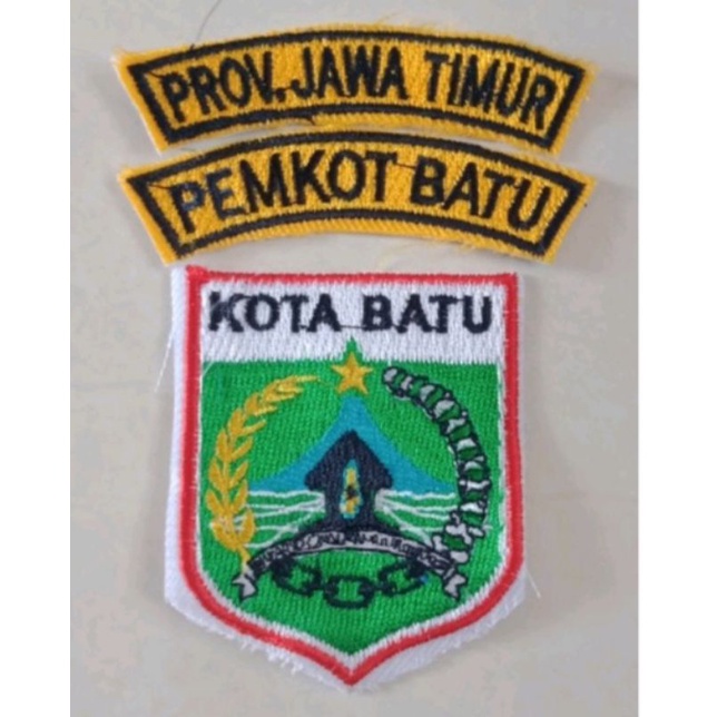 logo bordir pemkot batu/ kota batu