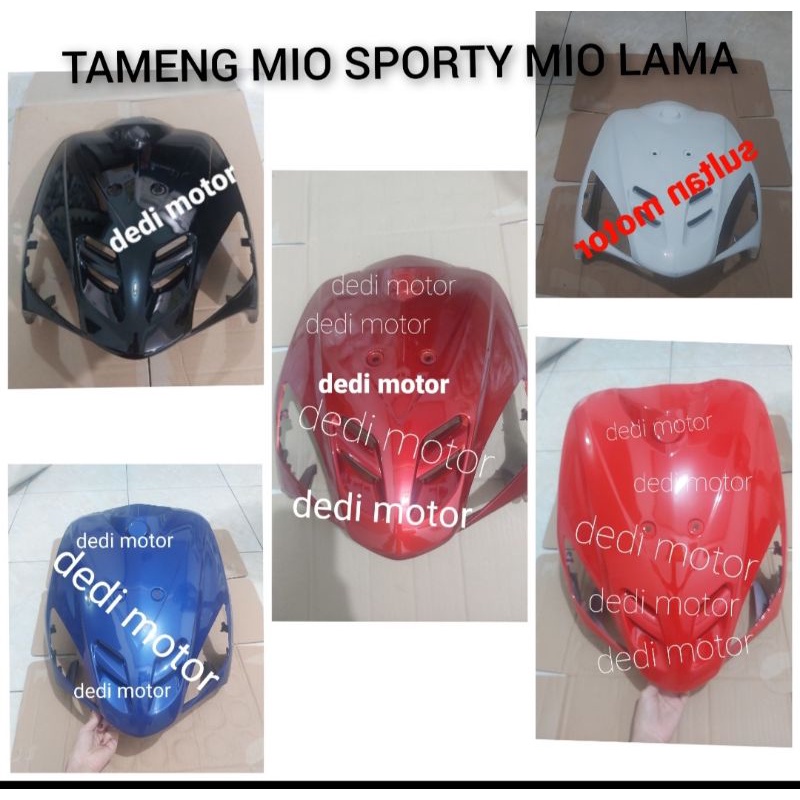 Tameng Depan Mio Sporty Mio Lama Biru, Putih Hitam, Merah Cabe, Merah Maroon Hitamm