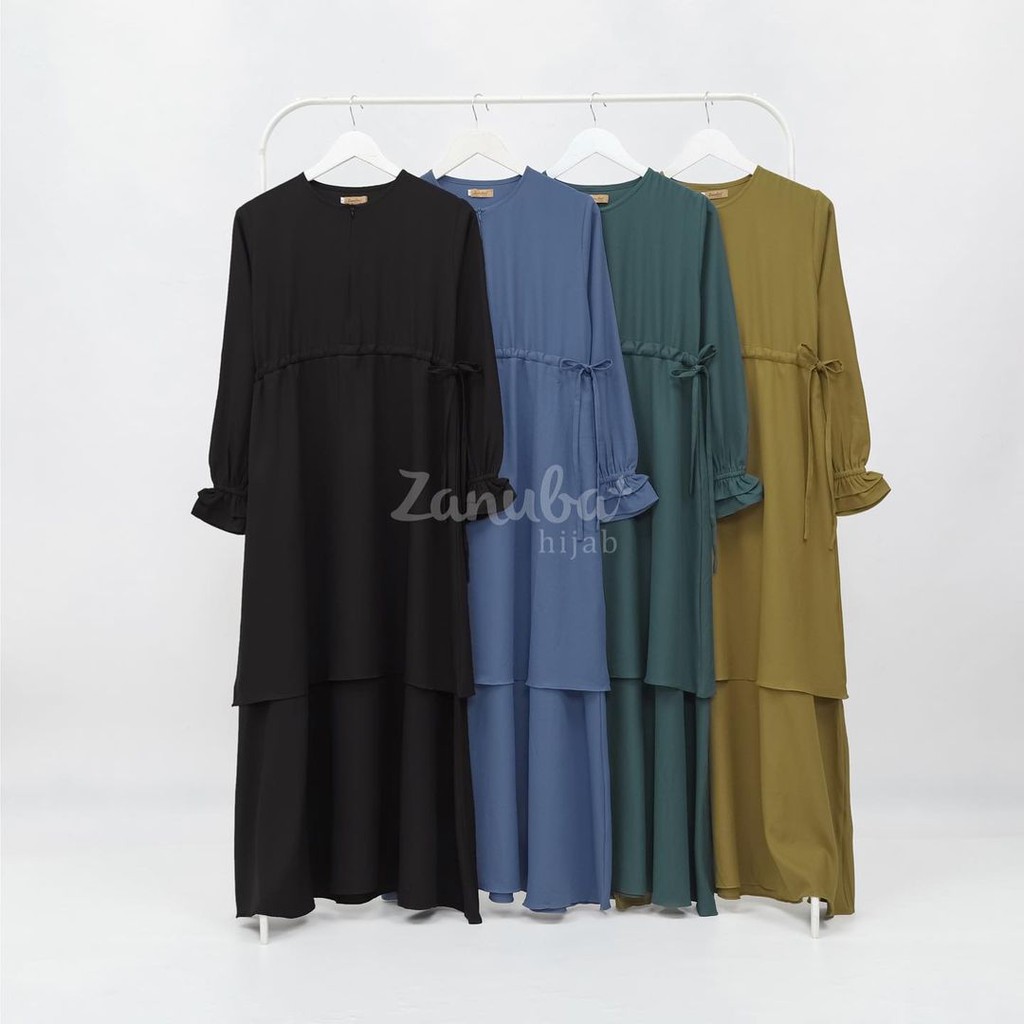 Gamis Layer Set Zanuba Hijab