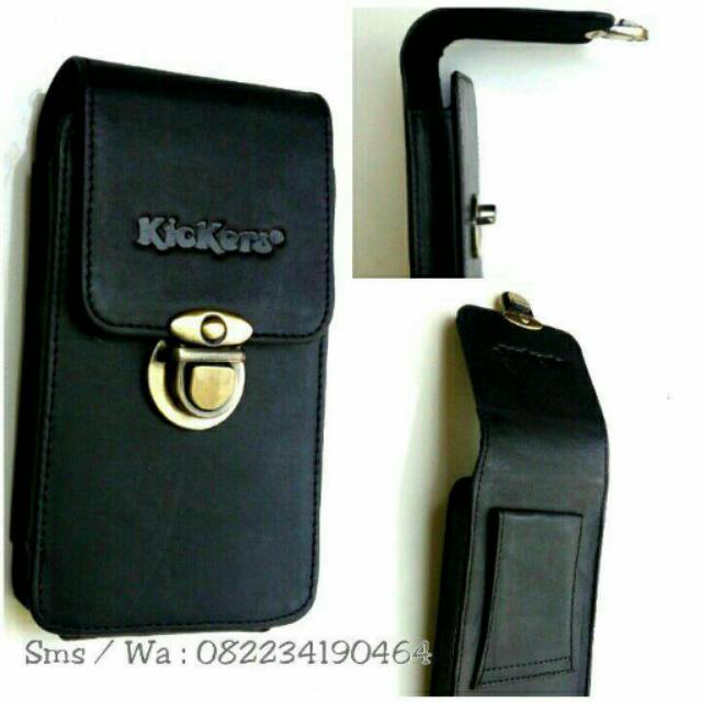 Dompet HP FULL Kulit Sapi Kickers KICE01 - Sarung Smartphone Kulit Asli
