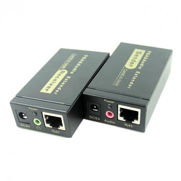 VGA Extender Cat5e cat6 100M with Audio VE-100 - VGA Extender 100 Meter