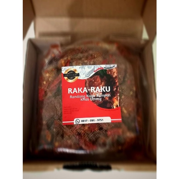 

Rendang khas Padang 1/2 kg