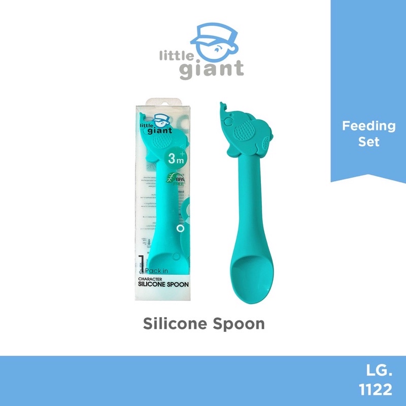 Little Giant Silicone Character Spoon - Sendok bayi Silikon