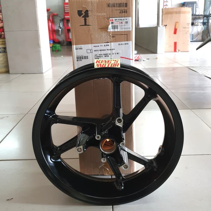 VELG, RACING, DEPAN NMAX, N MAX HITAM ASLI YAMAHA