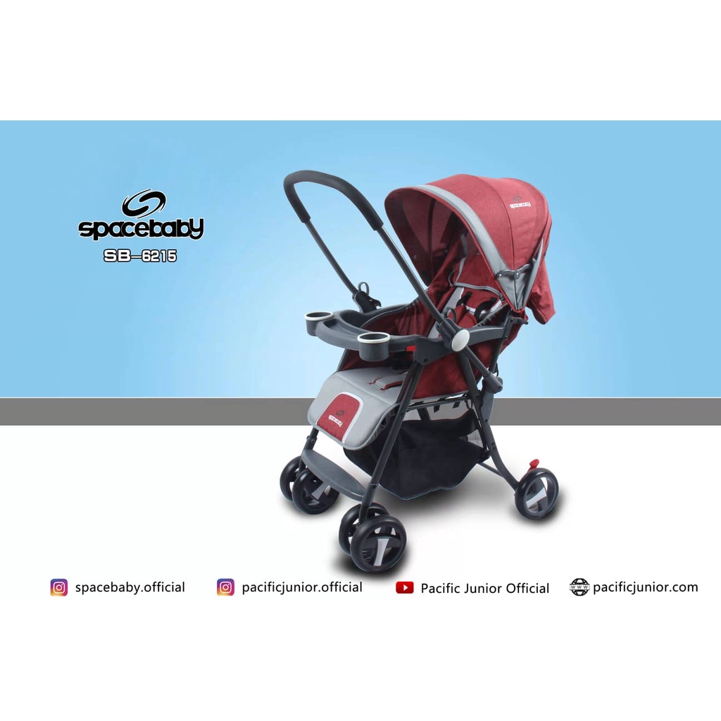 BABY STROLLER SPACE BABY SB 6212 SB 6215 SB 6217 SB 214 KERETA DORONG BAYI SPACEBABY GAGANG HADAP DEPAN BELAKANG SB6212 SB6215 SB 6217 SB214