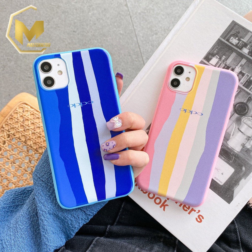 SS046 CASE RAINBOW OPPO A1K A3S A37 A57 A39 A71 A83 A59 F1S F5 YOUTH F7 F9 A5S A11K A12 A7 MA781