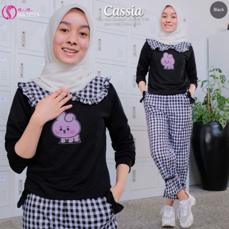Cassia One Set by GGS shofiya solo setelan remaja anak baju lebaran outfit keren