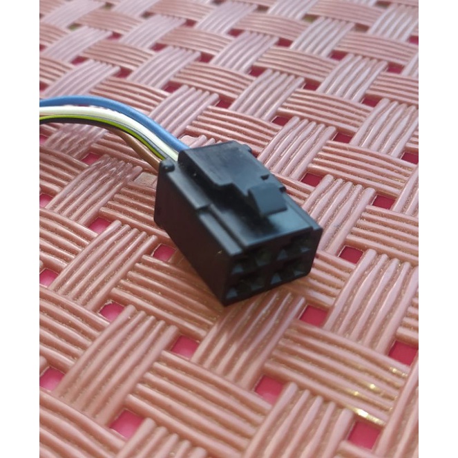 Soket kiprok bendik relay stater pin 4 kabel tebal untuk Honda, Yamaha, Suzuki pnp all kiprok pin 4-Soket hitam