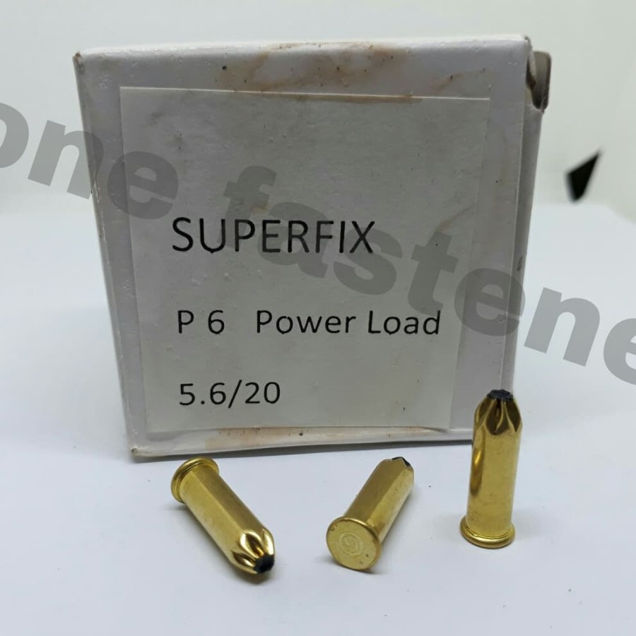 Superfix Ramset Panjang 2cm Ungu P6 purple cartridge power load 5.6 20mm isi 100 pcs