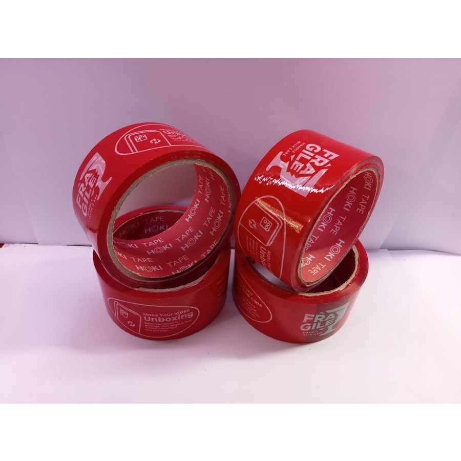 

Lakban Fragile Isolasi Merah Jangan Dibanting lakban dasar merah plakban