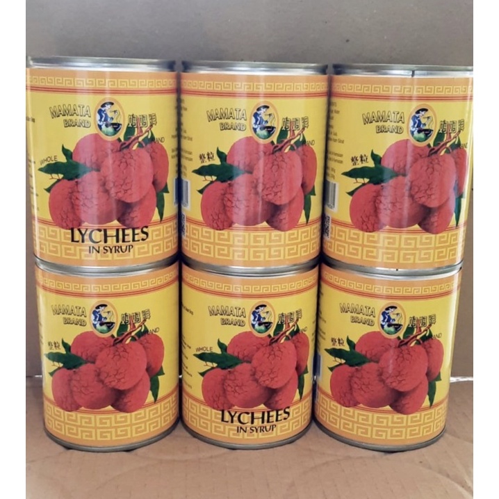 

MAMATA lychees in syrup 567gr / leci kaleng
