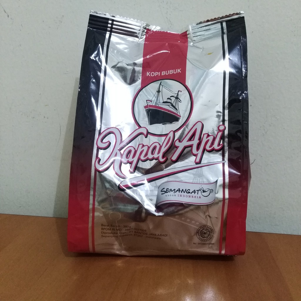 

Kopi Bubuk Kapal Api Semangat 380gram