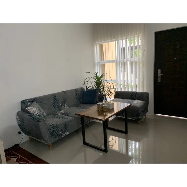 Kayu Meja Tamu Minimalis Jati Asli Wood 60X100X60Cm