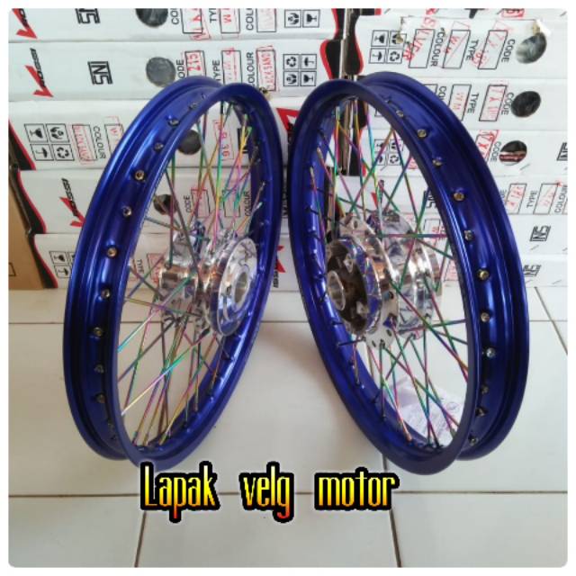 Velg untuk vixion new ring v rossi jari jari pelangi