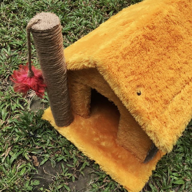 Garukan Kucing Rumah - Mainan Kucing Tali Goni - Cat Condo - Cat Scratcher