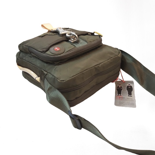 TAS SELEMPANG TOUGH WARRIOR 6265 ORIGINAL SLING BAG TOUGH TAS SLING TOUGH WARRIOR ARMY SMITH