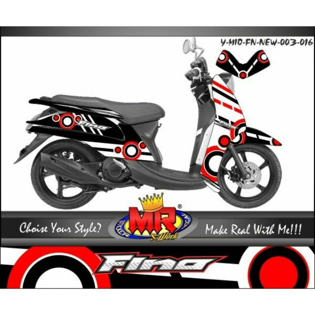 20 Ide Cutting Stiker  Motor Fino  Aneka Stiker  Keren