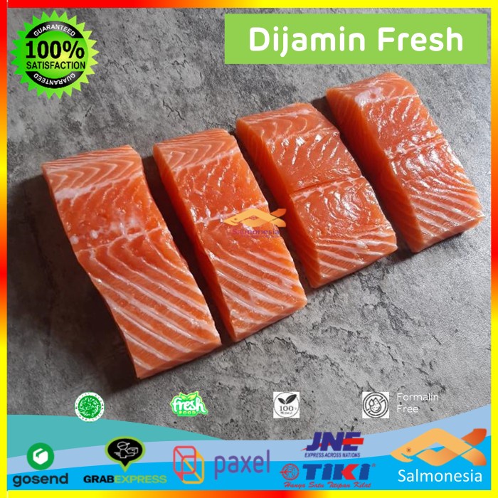 

Fillet Salmon Fresh Premium Grade Tasman Sallar by Salmonesia - 200 gram