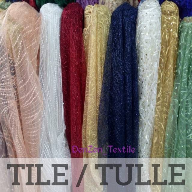 Kualitas Import Setengah Meter Kain Tile Tulle Premium Shopee Indonesia