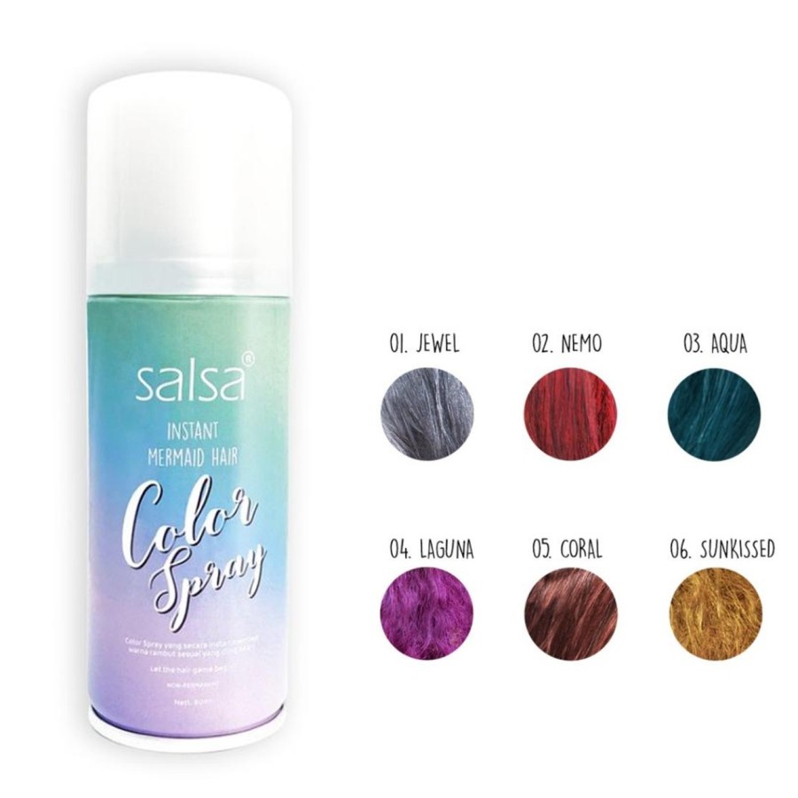 Jual SALSA Instant Mermaid Hair Color Spray Semir Rambut Temporary