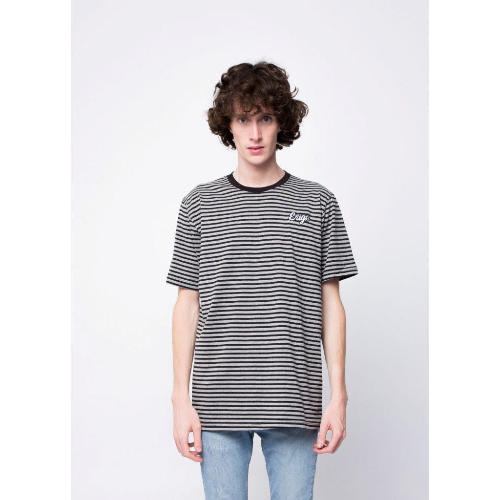 Erigo T-Shirt Stripe Anae Grey
