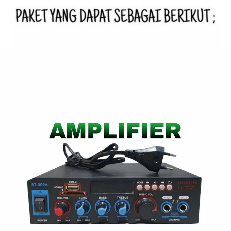 Paket Karaoke Speaker BMB KG-511 - Ampli Mixer - Mic Wireless Komplit Cocok Pakai di Cafe / Restoran