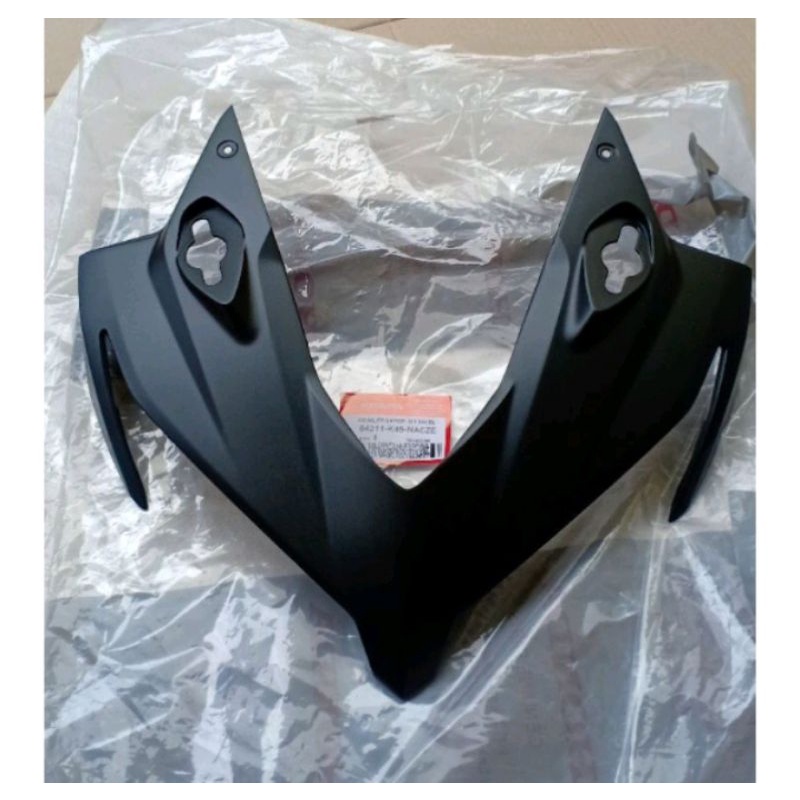 cover batok tameng tebeng panel lampu depan CBR 150 r CBR150R led hitam dof doff k45n ori ahm