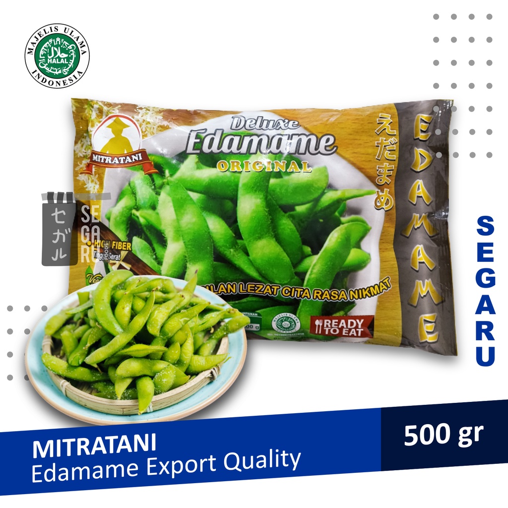 Edamame Mitratani Export Quality | Kacang Kedelai Jepang Halal 500gr