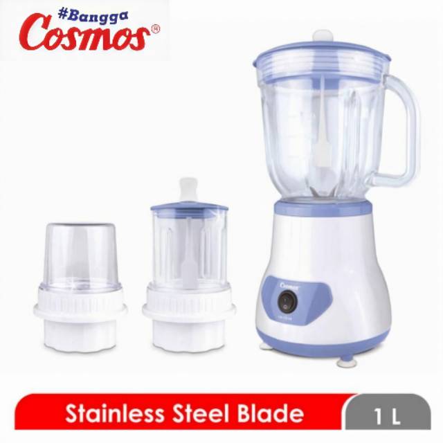 COSMOS CB 172 GR Blender KACA 3 IN 1 ( 1 L ) GARANSI RESMI - COSMOS CB-172GR CB172GR CB-172-GR