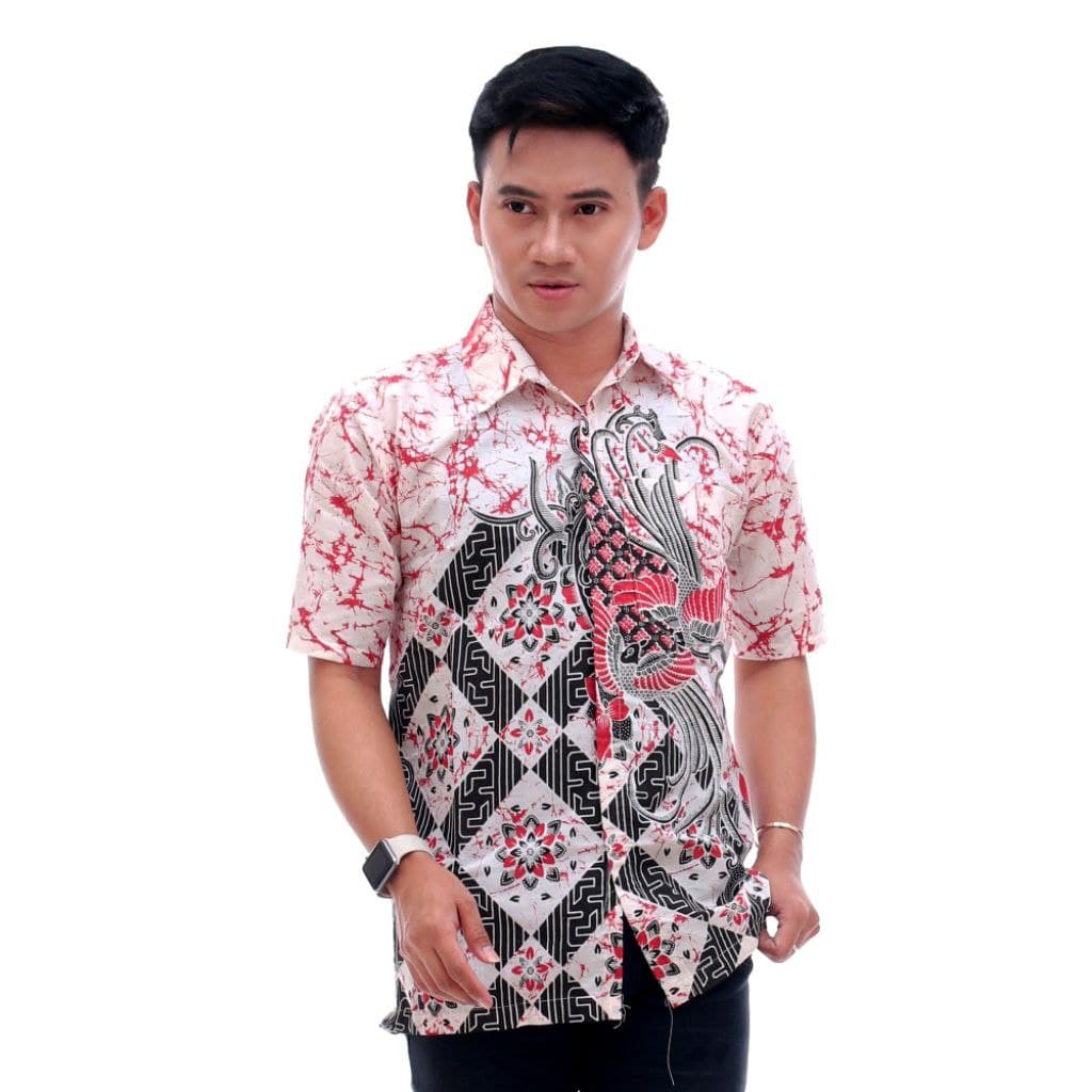 GROSIR BATIK MURAH PEKALONGAN | NEW ARRIVAL DISTRO BATIK PRIA SOGAN HRB026 BATIK IPNU HEM PRIA