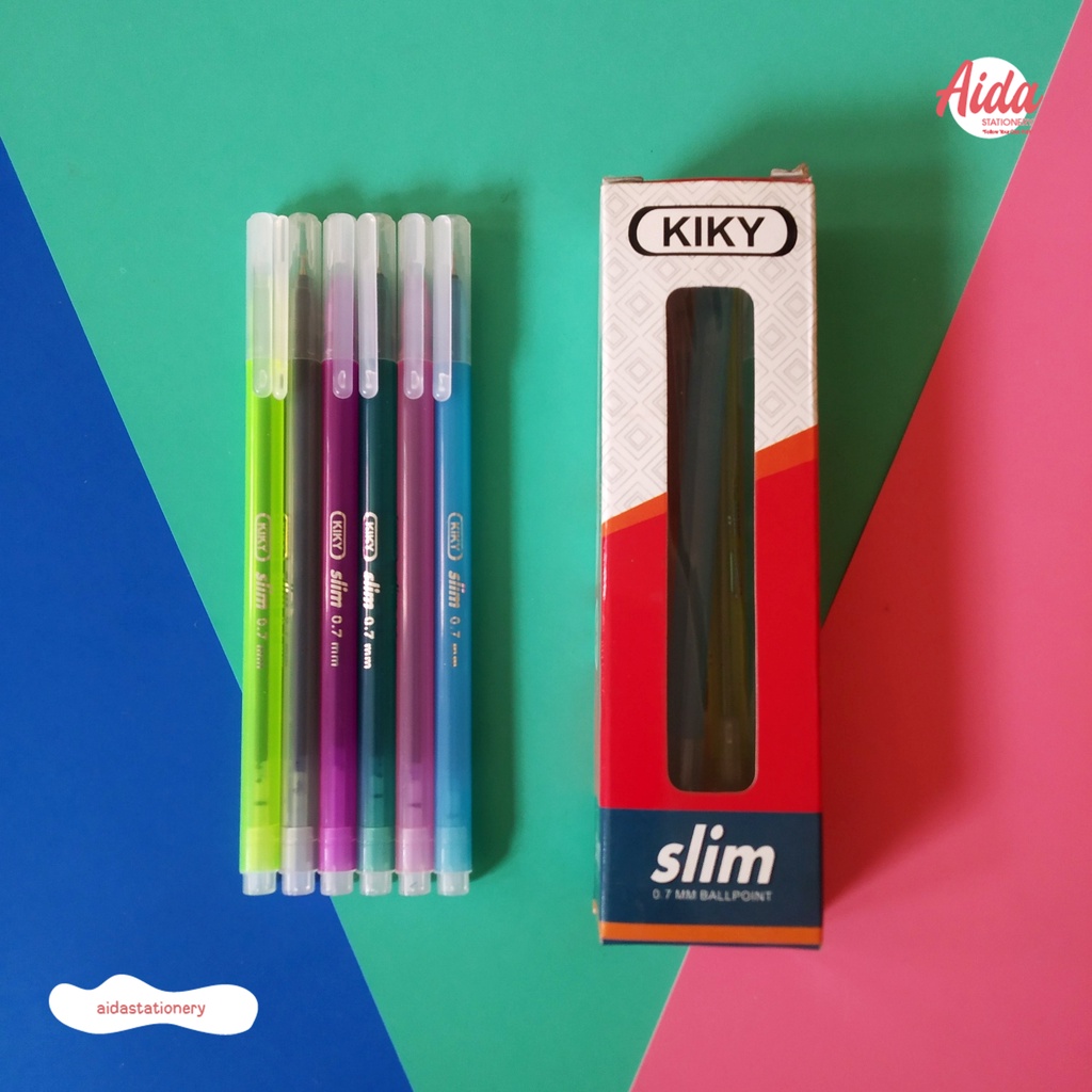 

Pulpen Kiky Slim Mini Tinta Hitam
