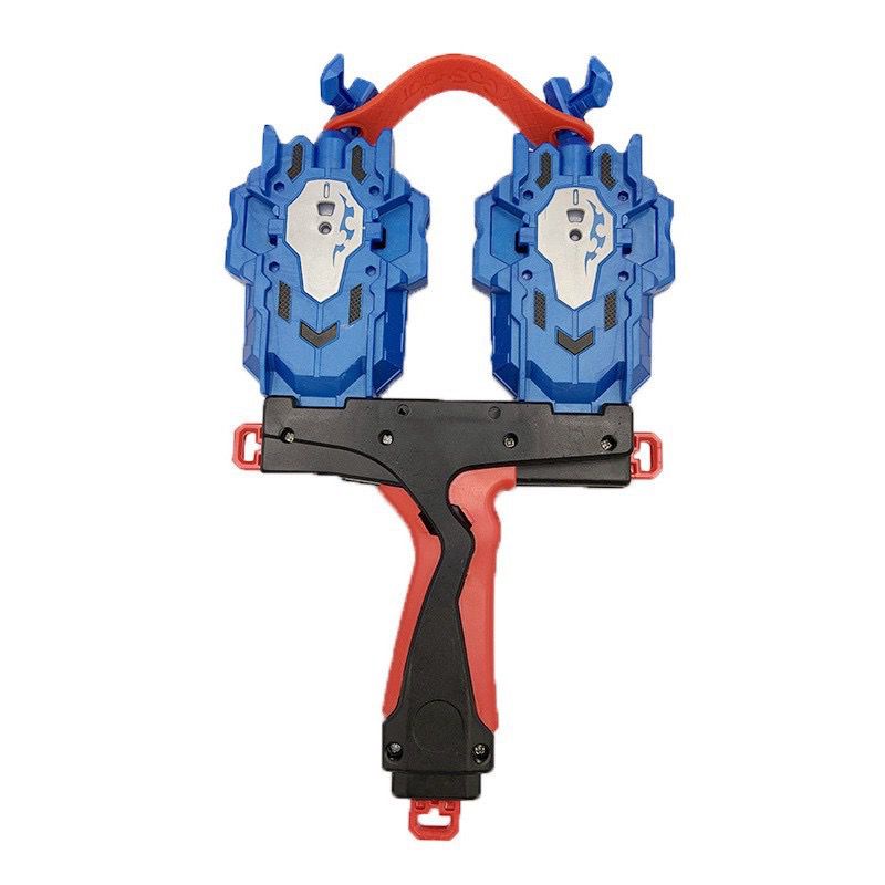 Bey Dual Launcher + Grip Bey Superking Double Launcher Bey Launcher Mainan Gangsing Gift