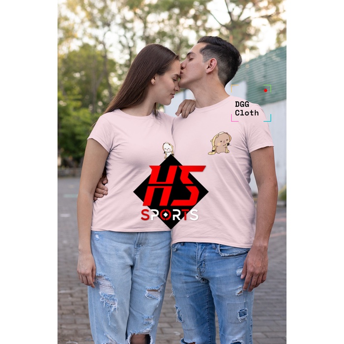 KAOS COUPLE/KAOS PASANGAN/BAJU COUPLE/BAJU PASANGAN &quot;BUBU DUDU PAKAI JAKET