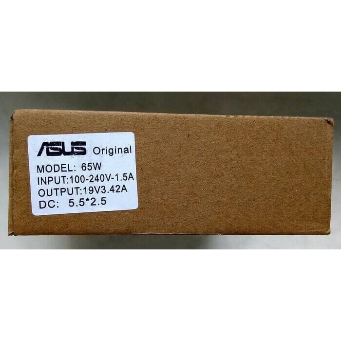 Adaptor charger Laptop Asus X45 A46 A455 A455L A455LA A455LB 19v 3.42A Original 5.5x2.5mm