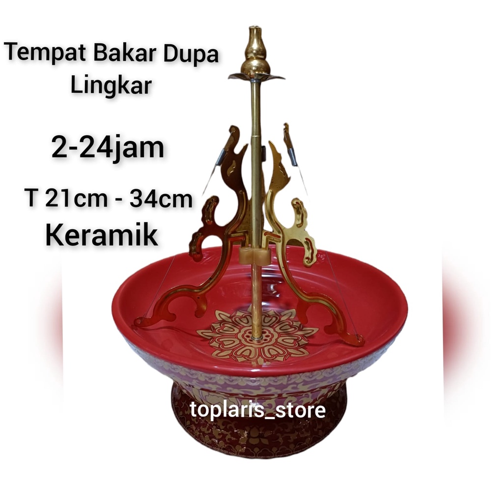 Tempat bakar Dupa Lingkar Keramik 24 jam 022