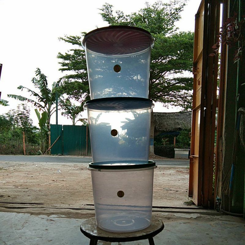 Toples plastik kecil / toples kue / toples keripik/roti / toples plastik 5liter / toples kue kering