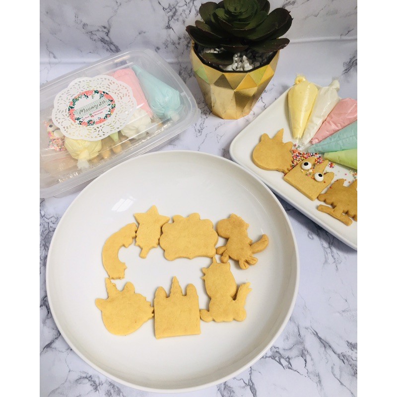 

Decorating DIY cookies set UNICORN dan SEA ANIMAL