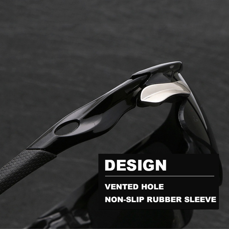 Sport Unisex Fashion Warna-Warni Nyaman Perlindungan UV Santai Luar Ruangan Kacamata Bersepeda Anti-Kabut Kacamata Sepeda Gunung Tahan Angin Night Vision Polarized Kacamata Matahari Untuk Mengemudi