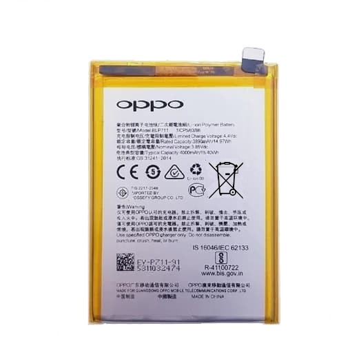 Baterai Batre Oppo A1K BLP-711 Original Batre Oppo 4000 MAH oppo BLP711 Batre A1k