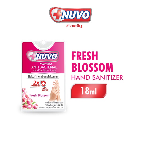Nuvo Hand Sanitizer Spray 18 ml - Fresh Blossom
